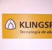 Cartel recepci�n de oficina